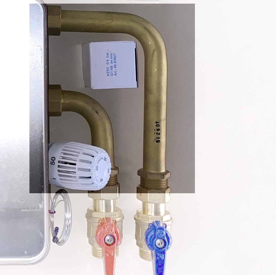 Senkrechter Anbausatz für ClimatePower Trennstation