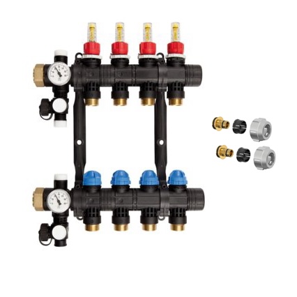 Heizkreisverteiler ProCalida EF 1 inkl. Klemmverschraubungen